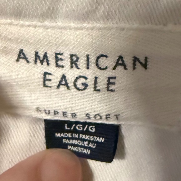 American Eagle Outfitters Mens Rugby Shirt Long Sleeve Stripe Classic Fit L - Picture 4 of 9